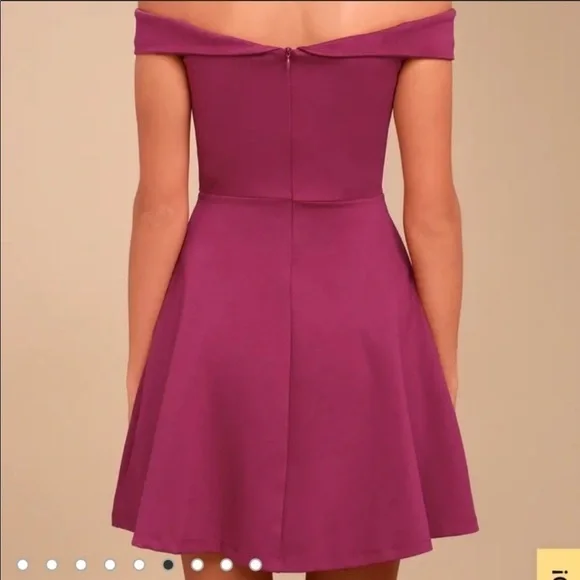 Lulu's Pink Skater Dress Size Large - Picture 3 of 14